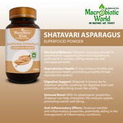 Organic-Bio Shatavari Powder | ผงรากสามสิบ 100g