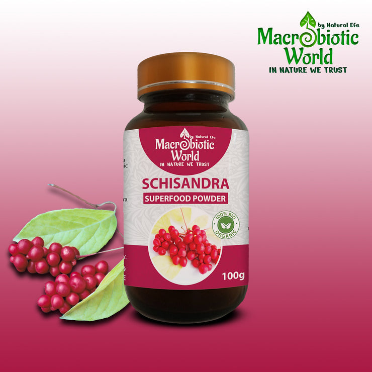 Organic-Bio Schisandra Berries Powder | ผงชิแซนดร้า เบอร์รี่