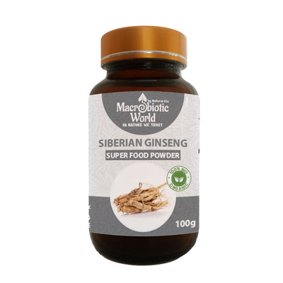 Organic-Bio Siberian Ginseng Powder โสมไซบีเรีย 100g