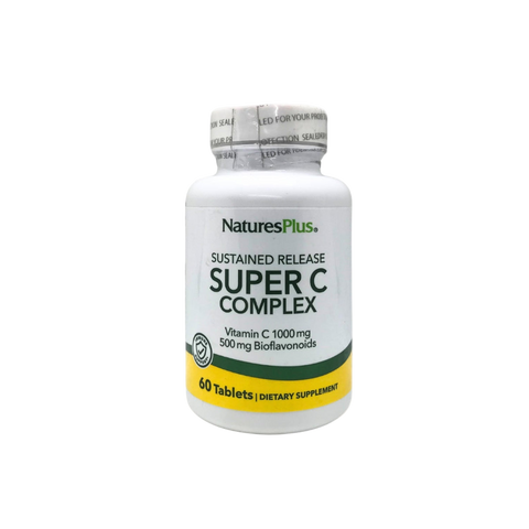 NaturesPlus Super C Complex supplement bottle on a white background
