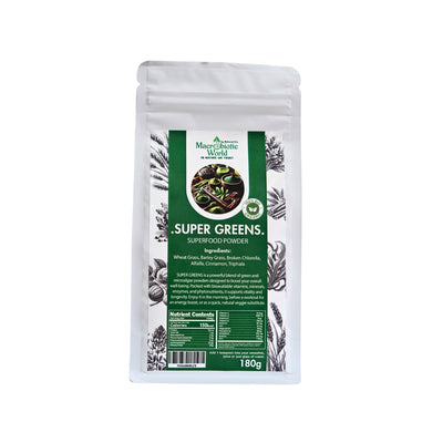 Organic/Bio Super Greens Superfood 100% 180g