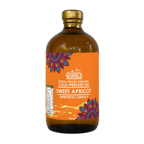 Organic | Extra Virgin Cold Pressed Sweet Apricot Oil