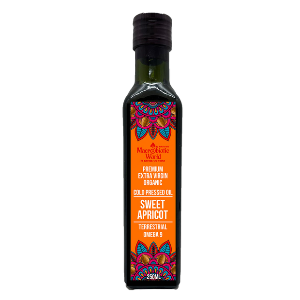Organic | Extra Virgin Cold Pressed Sweet Apricot Oil