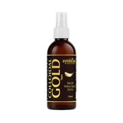 Bottle of Symbiotics Colloidal Gold on a white background