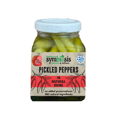 Pickled Peppers In Natural Brine - Hot Salty & Sour