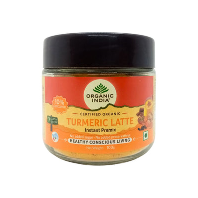Organic India l Turmeric Latte - Instant Premix 100g ลาเต้ ขมิ้น