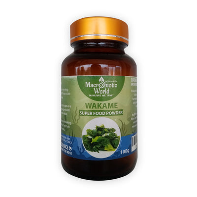Organic/BIO WAKAME Seaweed powder ผงสาหร่ายวากาเมะ 100g