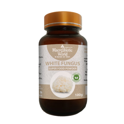 Organic-Bio White Fungus Powder | ผงเห็ดหูหนูขาว 100g