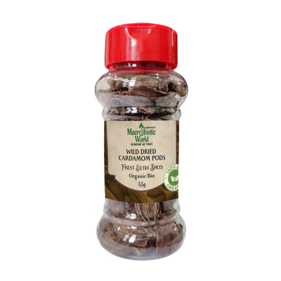Organic/Bio l Spices & Herb l Wild Dried Cardamom Pods 45g