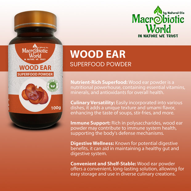 Organic/Bio | Wood Ear Mushroom Powder
