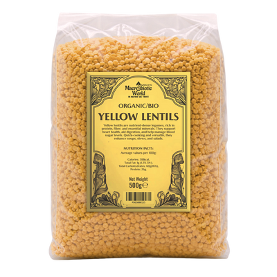 Yellow Lentils - Organic Bio