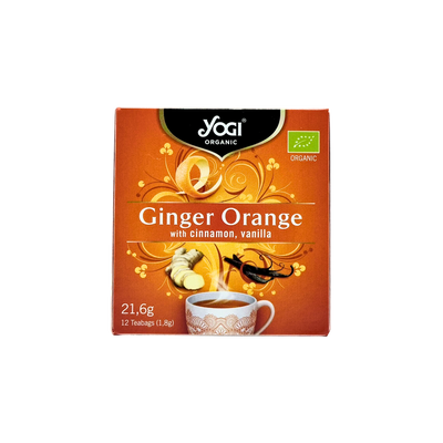 Yogi Tea Ginger Orange With Cinnamon & Vanilla - Organic Bio