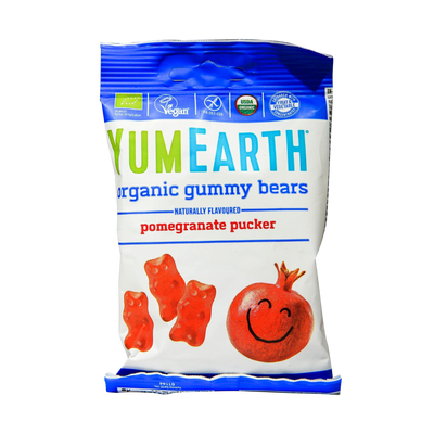 Yumearth Organic Gummy Bears Pomegranate Pucker Flavor