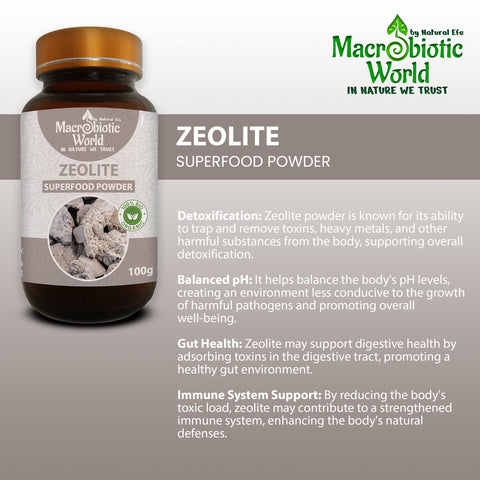 Zeolite Powder ผงซีโอไลต์ 100g