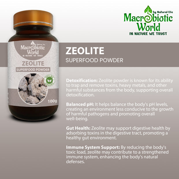 Zeolite Powder ผงซีโอไลต์ 100g