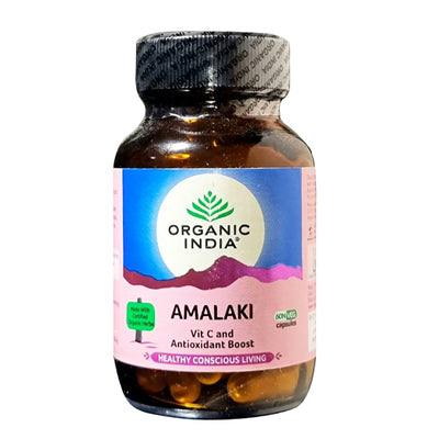 Organic India | Amalaki - Vitamin C and Antioxidant Boost | 60 Capsules