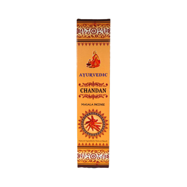 Indian incense sticks - AYURVEDIC CHANDAN ธูปหอมจันดัน 15g
