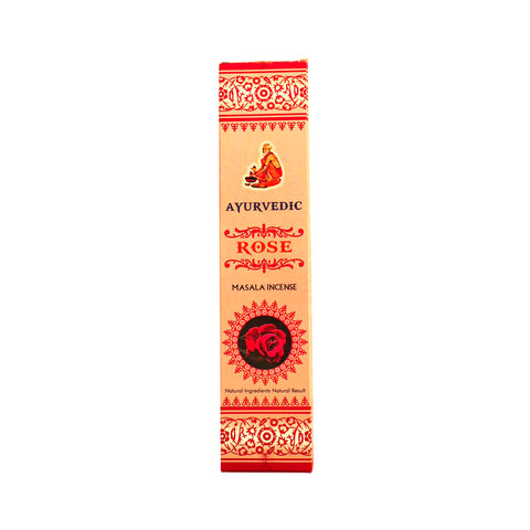 Incense sticks - AYURVEDIC ROSE ธูปหอมกุหลาบ 15g