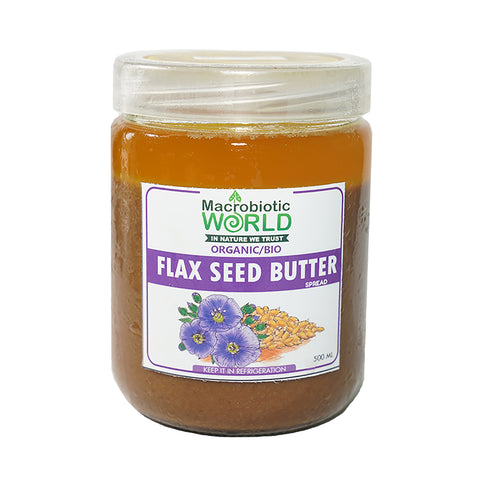 Organic / Bio Flax Seed Butter | เนยเมล็ดแฟล็กซ์ 500g