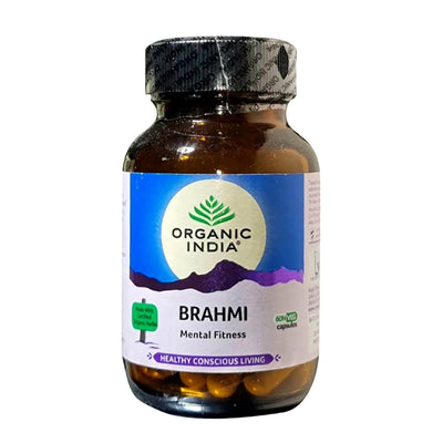 Organic India | Brahmi - Mental Fitness | 60 Capsules