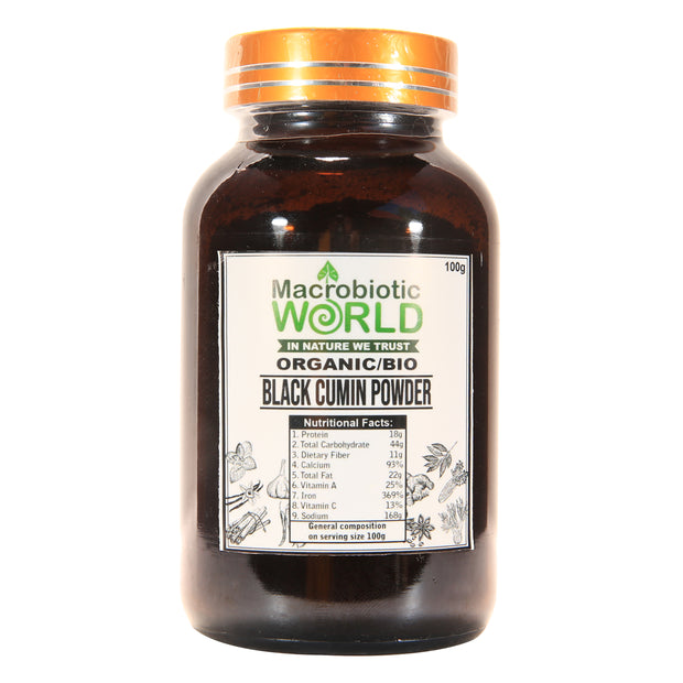 Organic-Bio Black Cumin Powder | ผงเทียนดำ 100g