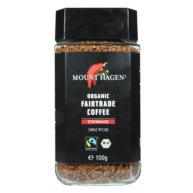 Mount Hagen Organic Fair trade Coffee Instant 100g