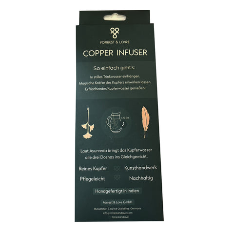 Copper | Infuser ทองแดงแช่น้ำดื่ม เพื่อปรับสมดุลปัญจมหาภูตะ