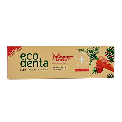 Eco Denta | Kids Toothpaste, Wild Strawberry 75ml