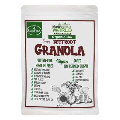Organic / Bio Crispy Beetroot Granola คริสปี้ กราโนล่า บีทรูท 300g