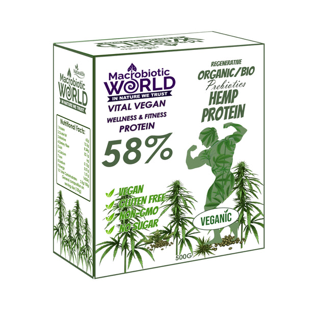 Organic-Bio Hemp Protein 58%