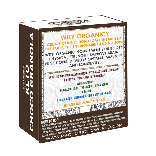 Organic/BIO / GRANOLA / Keto Choco Granola | คริสปี้ กราโนล่า ช็อคโกแลต คีโต 300g