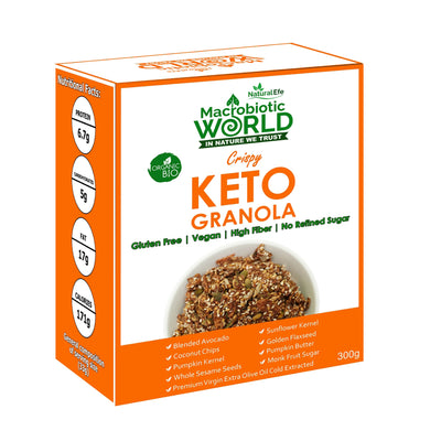 Organic/BIO / GRANOLA / Keto Granola | กราโนล่า คีโต 300g