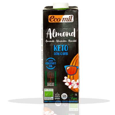 Organic-Bio Almond Milk - Keto Low Carb with Coconut oil