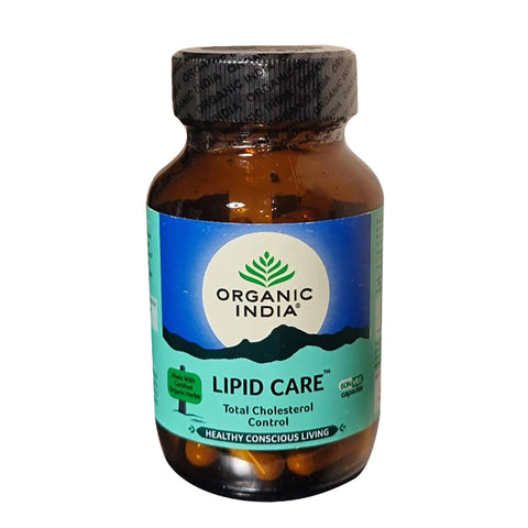Organic India | Lipid Care - Total Cholesterol Control | 60 Capsules