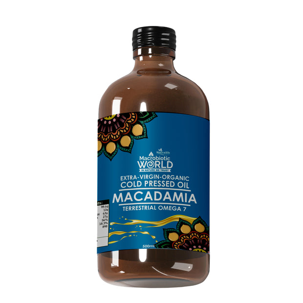 Organic/Bio Extra Virgin Cold Pressed Macadamia Oil น้ำมันแมคคาเดเมีย สกัดเย็น