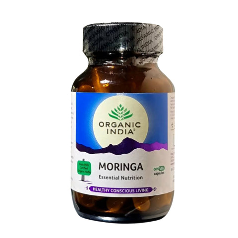 Organic India | Moringa - Essential Nutrition | 60 Capsules