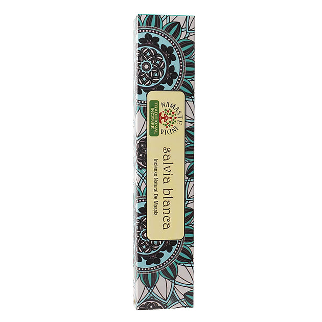 Indian incense sticks - NAMASTE White Sage (Salvia Blanca ...