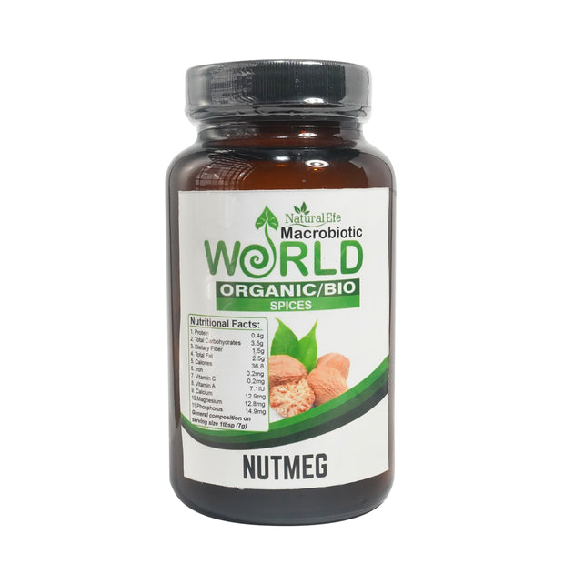 Organic/Bio Nutmeg | ลูกจันทน์เทศ 100g
