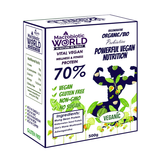 Organic/Bio Powerful Vegan Nutrition Protein 500g