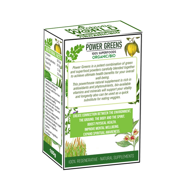 Organic / Bio Power Green | 100% Superfood 180g