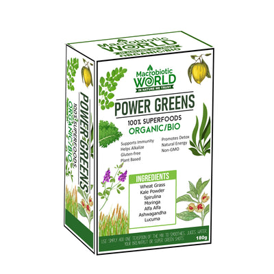Organic/Bio Protein / Power Greens | 100% Superfood | 180g