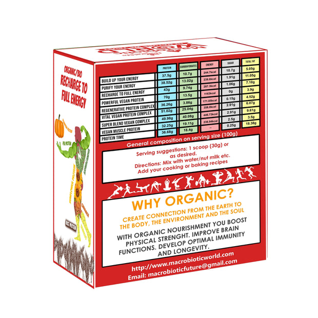 Organic / Bio Vital Vegan Protein | Recharge to Full Energy 500g