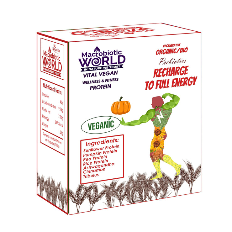 Organic / Bio Vital Vegan Protein | Recharge to Full Energy 500g