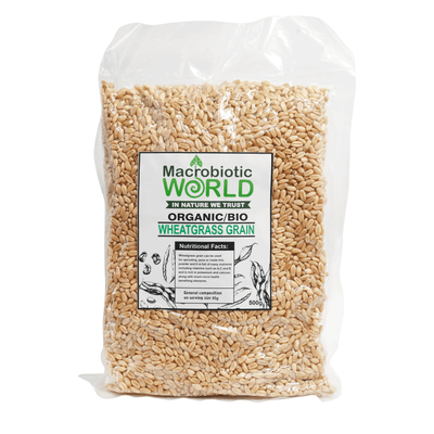 Organic/Bio Wheatgrass Grains