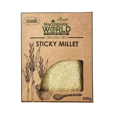 Organic-Bio Sticky Millet Hulled Grains เมล็ดข้าวฟ่างเหนียว