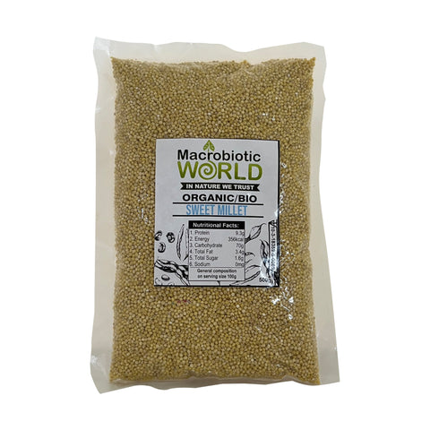 Organic/Bio Sweet Millet Hulled Grains | เมล็ดข้าวฟ่างหวาน