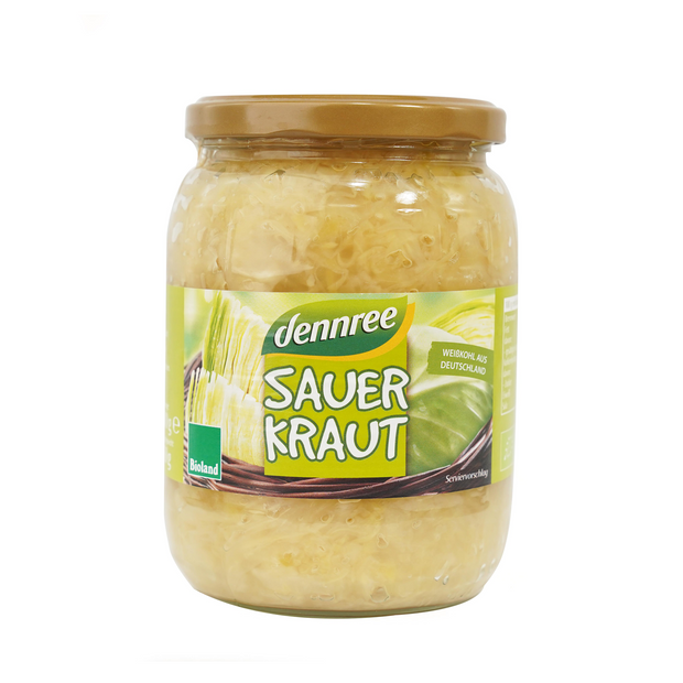 Organic/BIO Dennree - Organic Sauerkraut | กะหล่ำปลีดอง ออแกร์นิค 650g