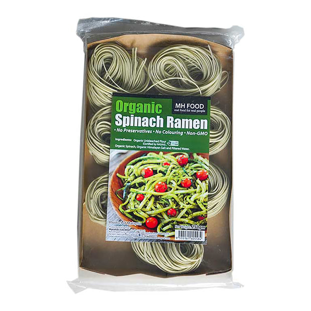 Organic Spinach Ramen เส้นราเมนผักโขม
