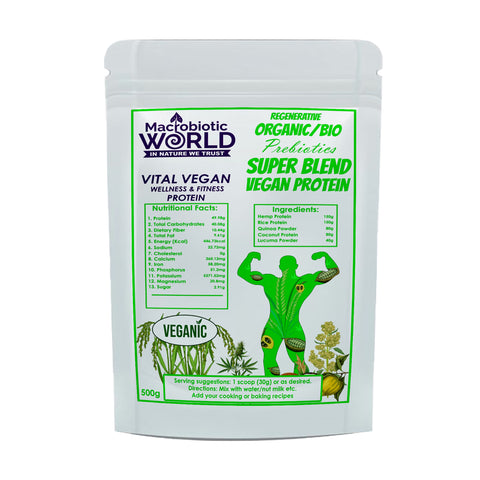 Organic/BIO Vital Vegan Super Blend Protein 500g