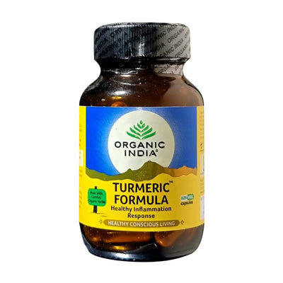 Organic India Turmeric Formula - Healthy Inflammation Response | 60 Capsules